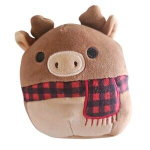 Squishmallow  5" RUBY Reindeer With Scarf Christmas Holiday Collection Rare NWT